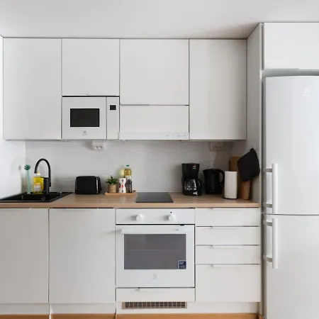 Апартаменты Newly Built One Bedroom With Private Sauna In The Center *