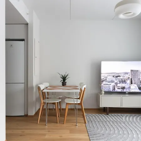 Апартаменты Newly Built One Bedroom With Private Sauna In The Center Ювяскюля