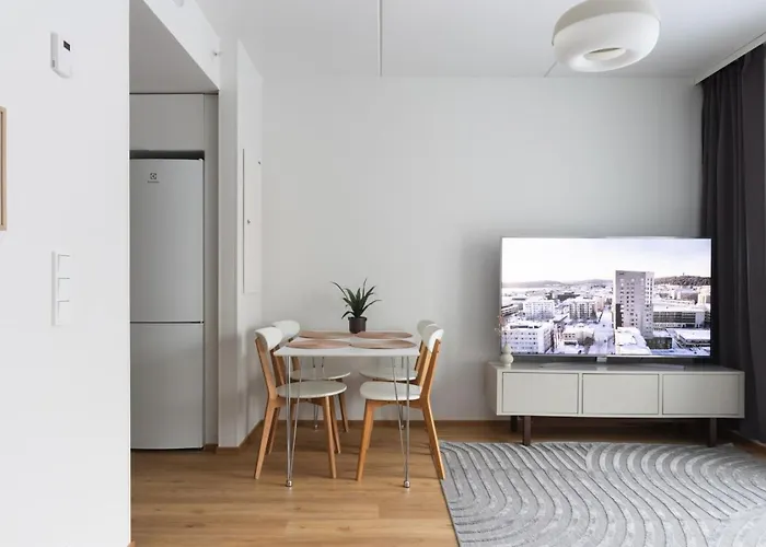 דירה Newly Built One Bedroom With Private Sauna In The Center Jyväskylä